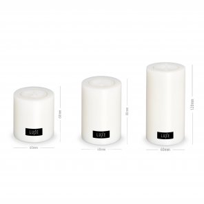LUXE 3 PIECE TEA LIGHT HOLDER SET