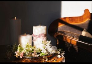 LUXE 3 PIECE TEA LIGHT HOLDER SET