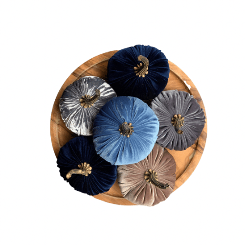 Perry Street Loves Handmade Velvet Pumpkin